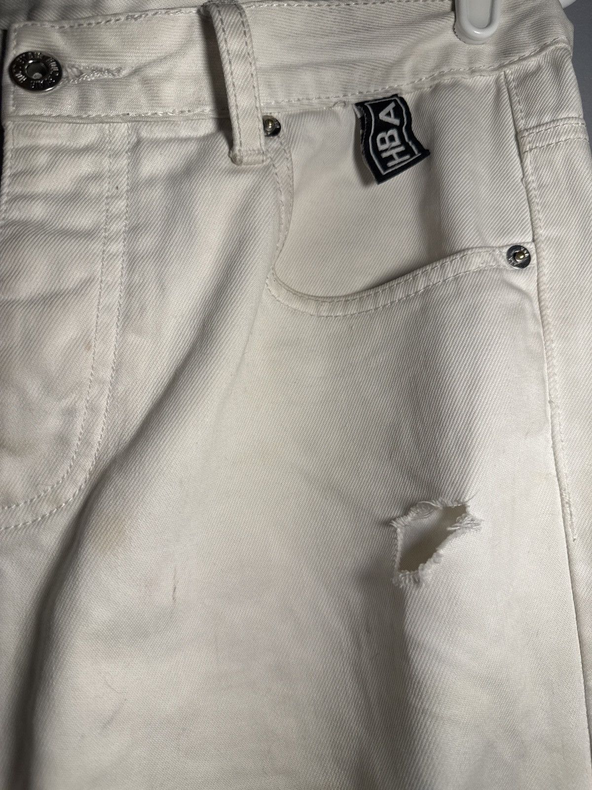 Hood By Air Hood By Air White Remastered Denim Size US 32 / EU 48 - 4 Thumbnail