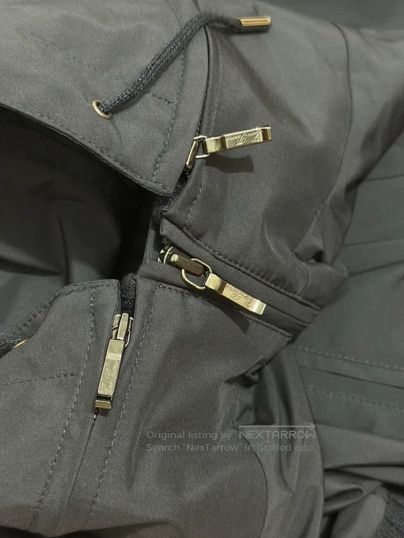 Loro Piana Loro Piana Bomber Jacket, Outer Shell Black Technical Fabr Size US M / EU 48-50 / 2 - 2 Thumbnail