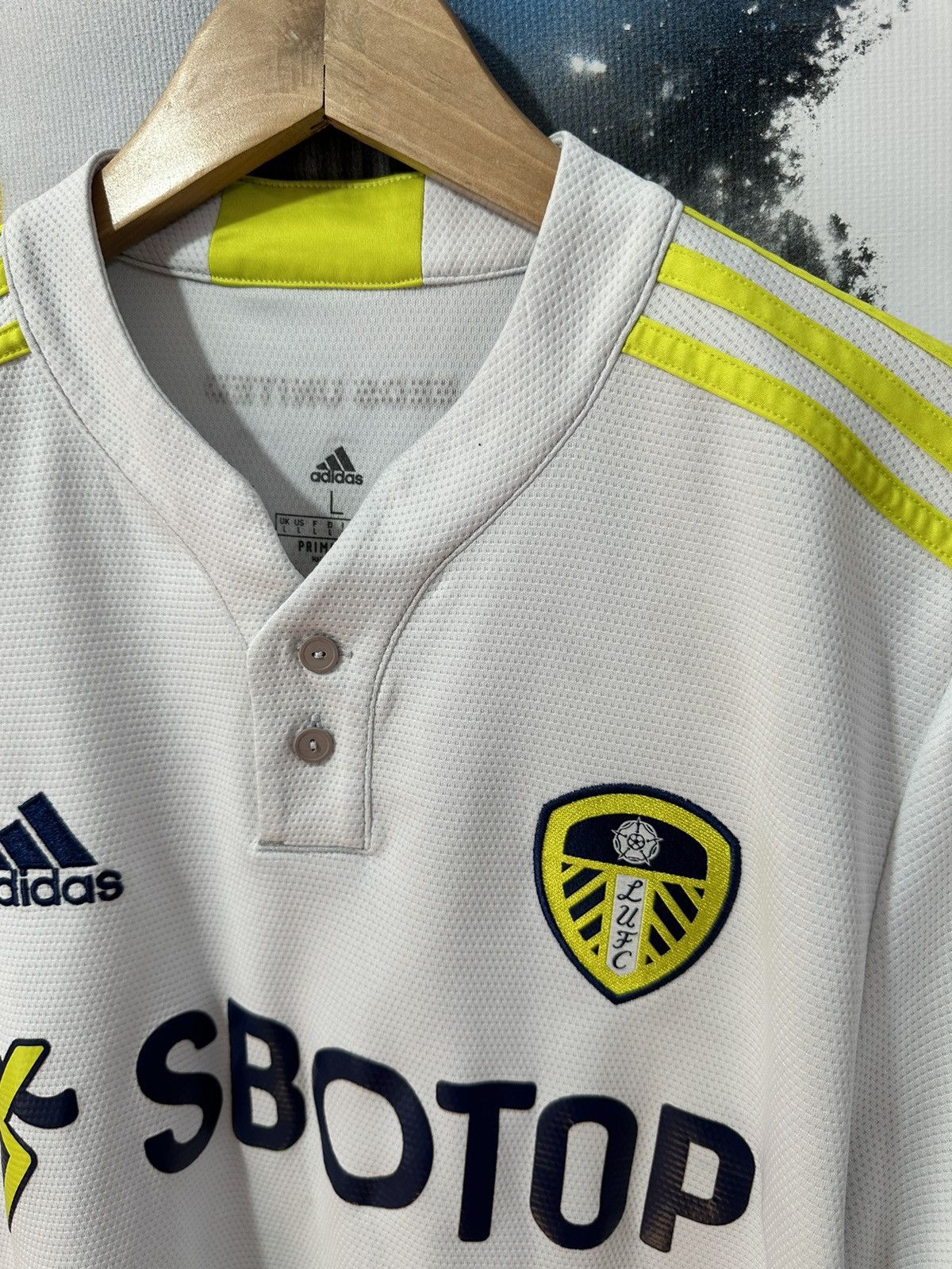 Adidas Adidas Leeds United Home Jersey 2021/2022 Size US L / EU 52-54 / 3 - 7 Thumbnail