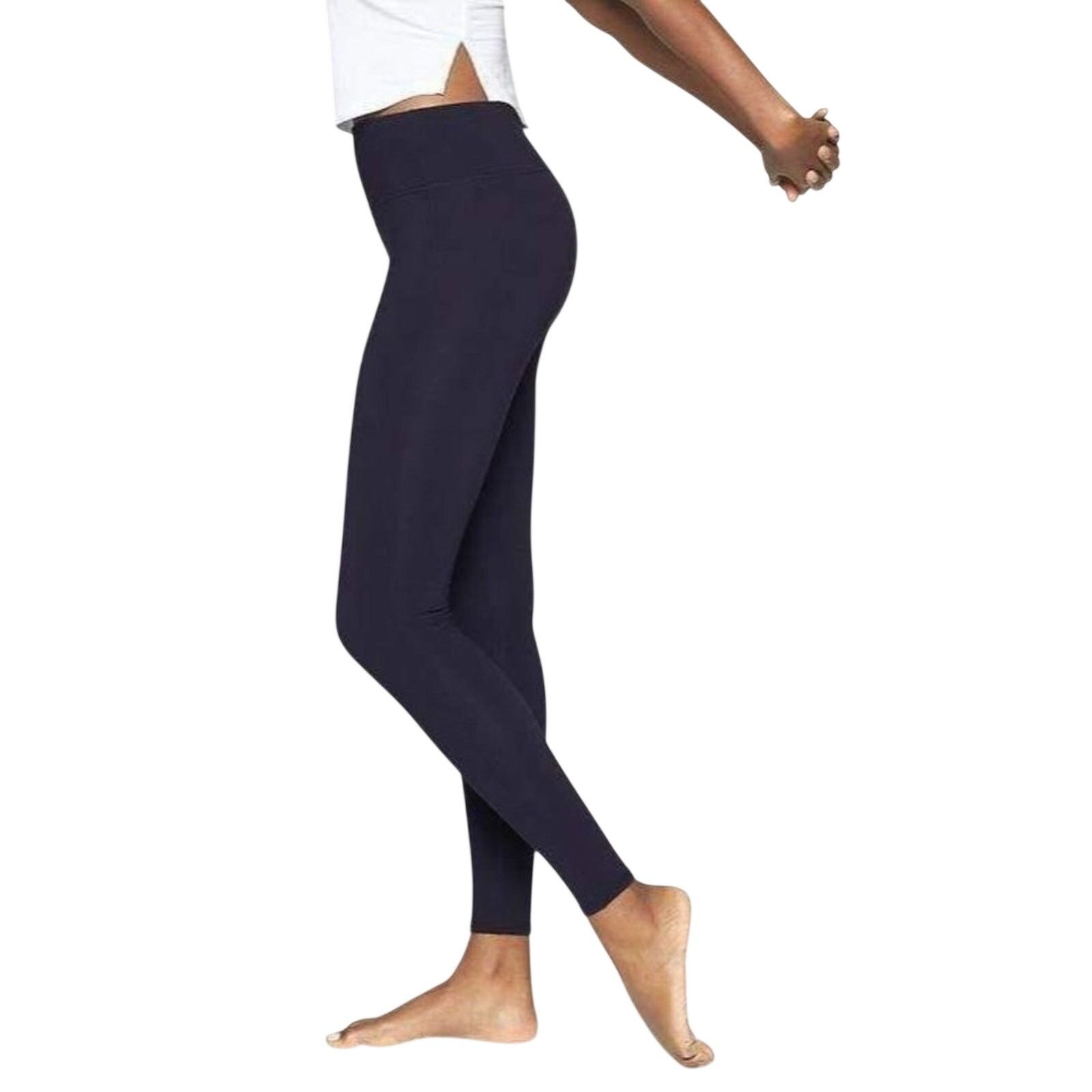 Athleta Athleta High Rise Chaturanga Tight Solid Blue Womens Small Size 26" / US 2 / IT 38 - 6 Thumbnail