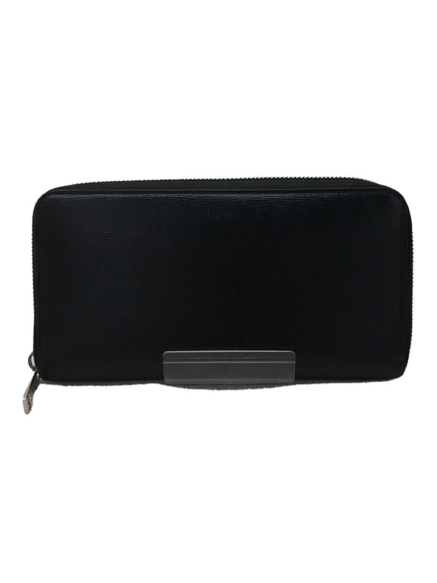 Dior Leather Long Wallet Black