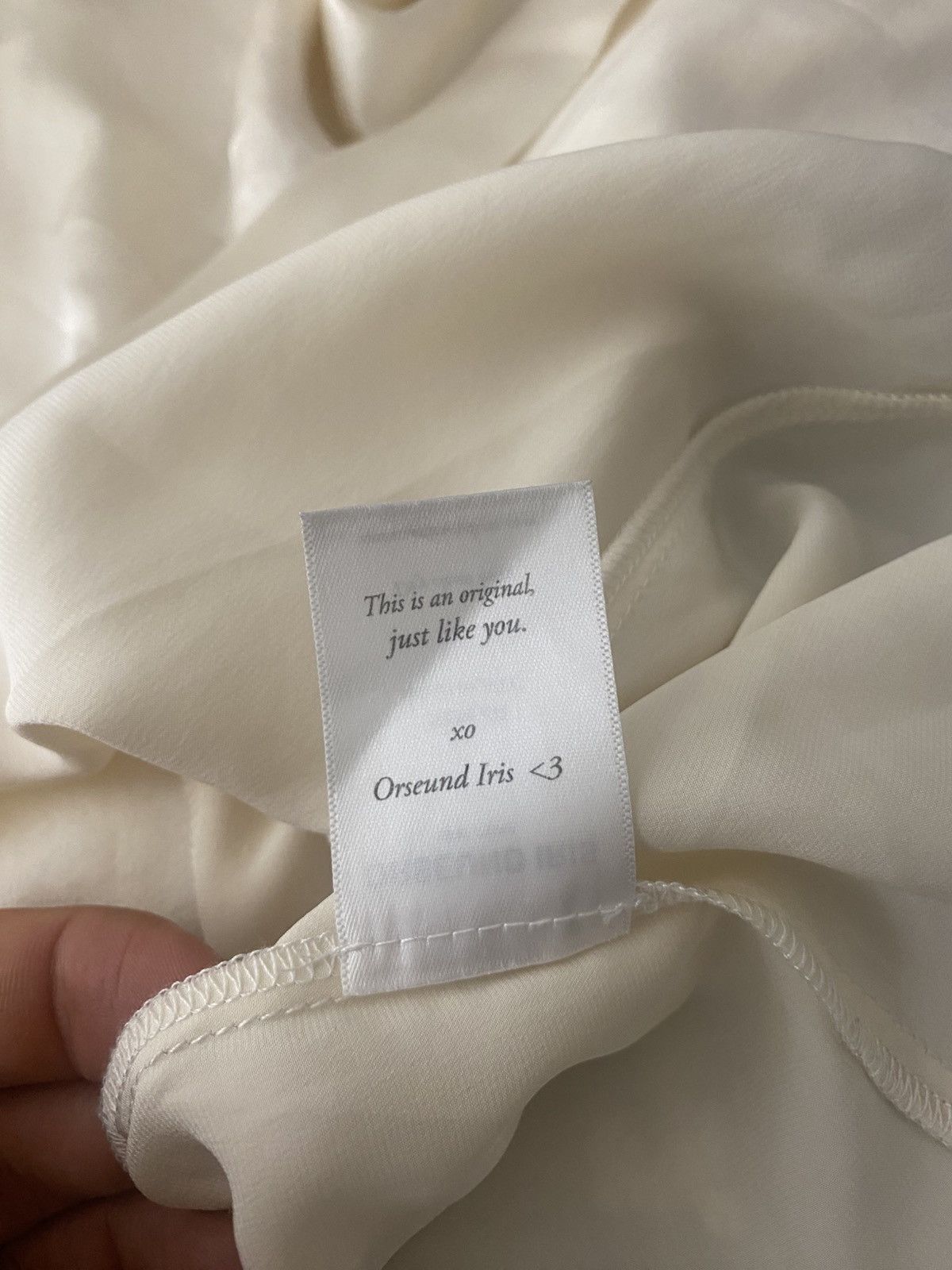 Orseund Iris Orseund Iris Silk Blouse Cream shirt M NYC old money luxury Size M / US 6-8 / IT 42-44 - 12 Thumbnail