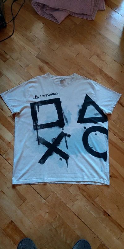 Japanese Brand Original PS3 Release Shirt 2006 Sony PLAYSTATION 3 RARE Boxy Size US XXL / EU 58 / 5 - 8 Thumbnail