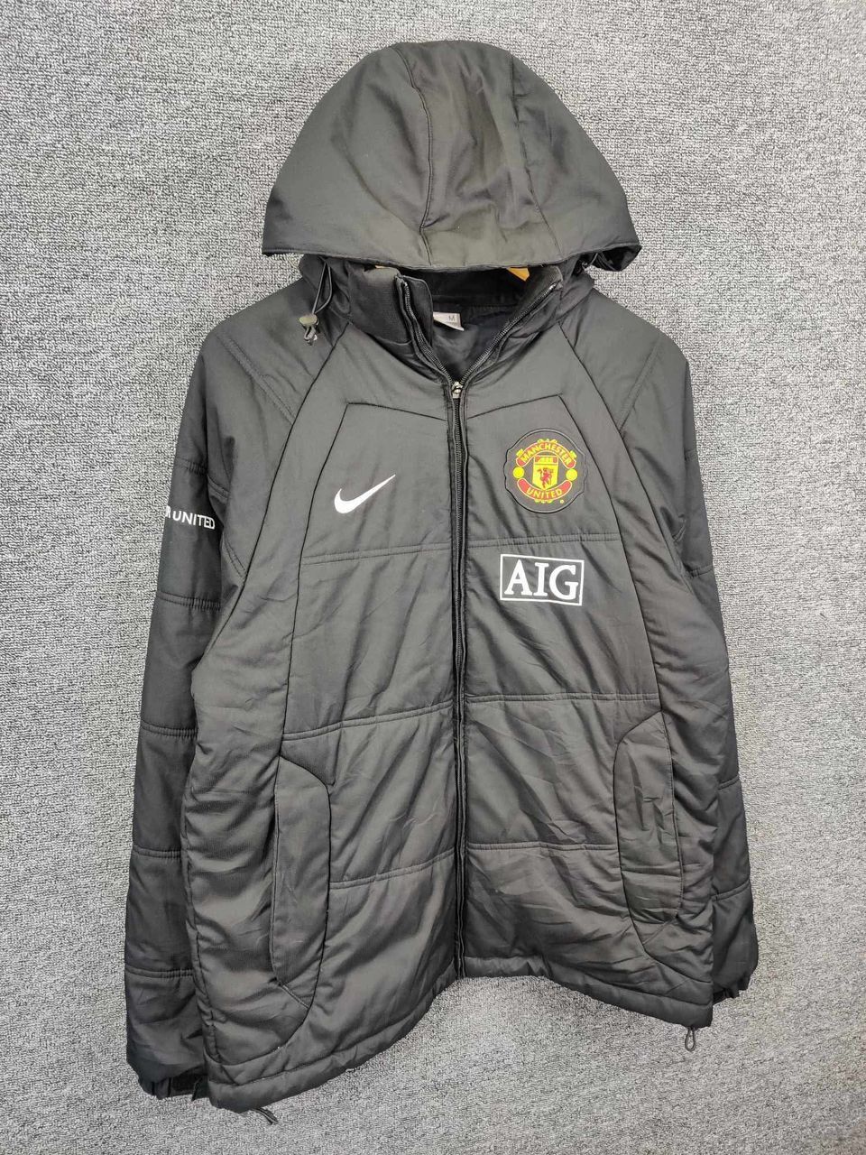 Nike Nike Manchester United AIG Puffer Hooded Jacket Size US M / EU 48-50 / 2 - 5 Thumbnail