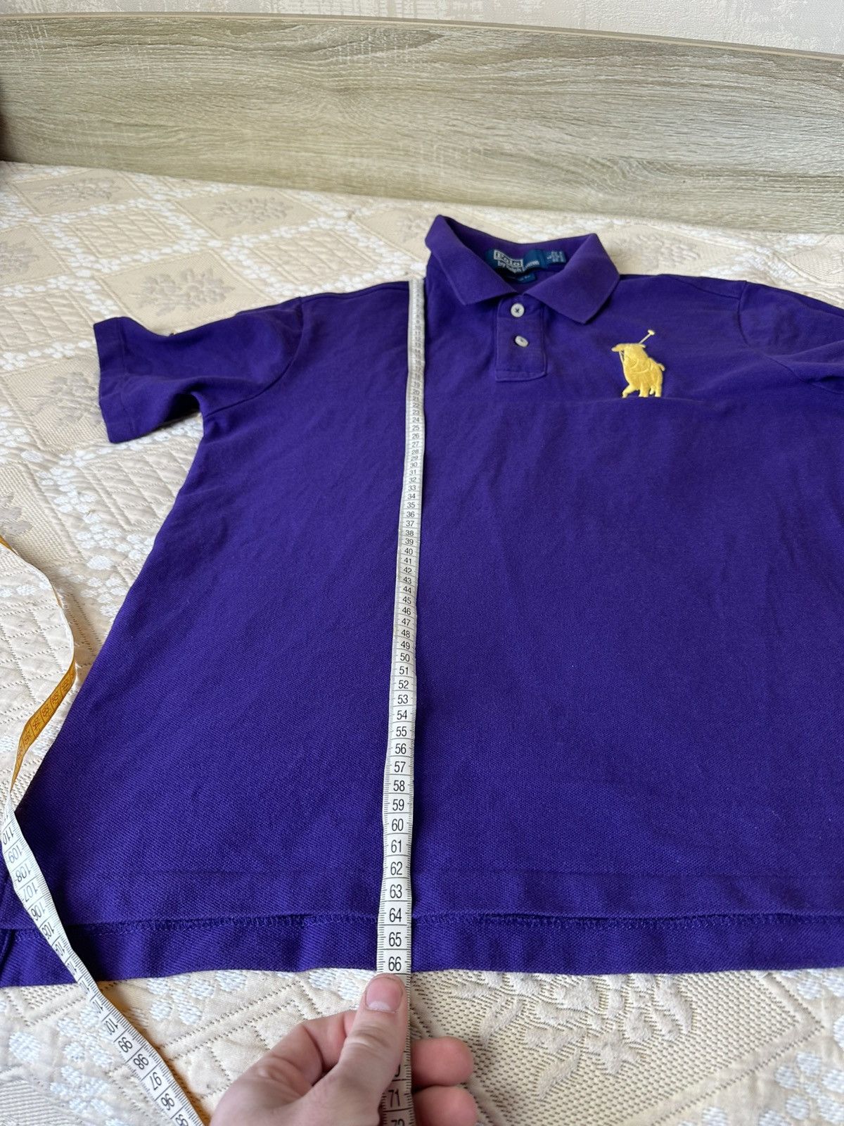 Polo Ralph Lauren 🔥 Ralph Lauren Vintage Big Pony Logo Polo T Shirt Club Size US L / EU 52-54 / 3 - 7 Thumbnail
