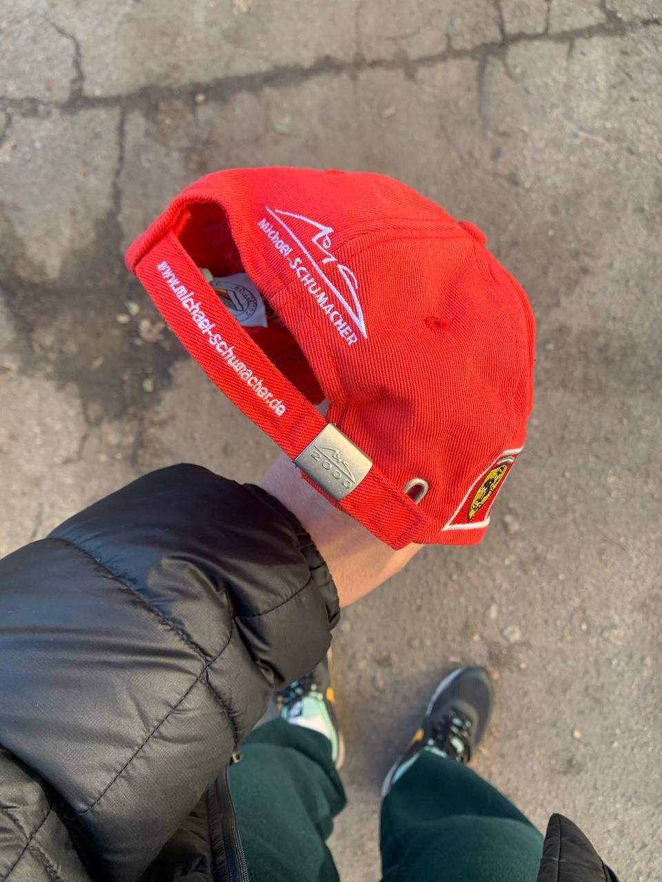 Ferrari × Vintage VERY RARE FERRARI MICHAEL SCHUMACHER F1 WORLD CHAMPION 90s Size ONE SIZE - 4 Thumbnail