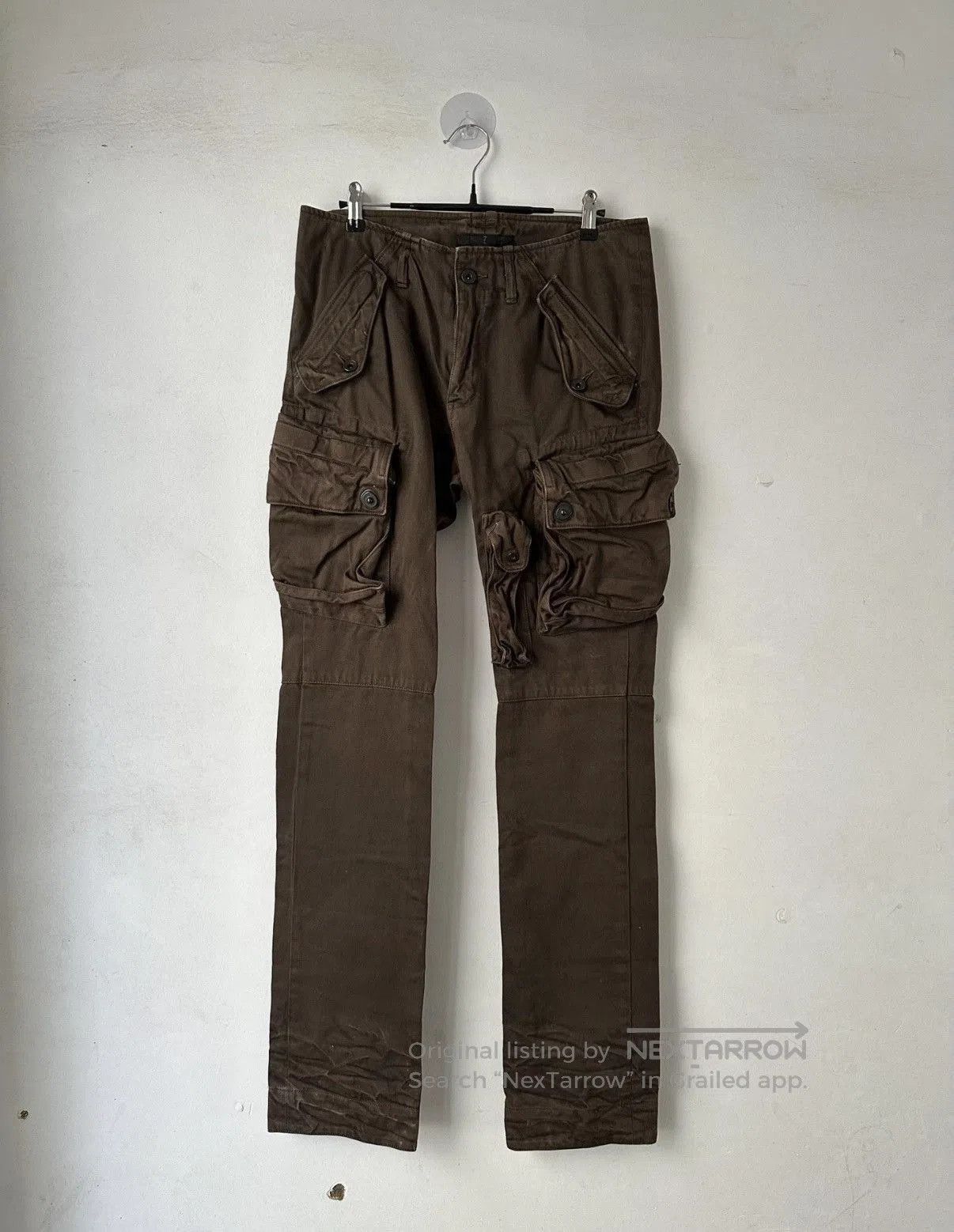 Julius Brown Cargo Pants with Multiple Pockets Size 32. Size US 32 / EU 48 - 1 Thumbnail