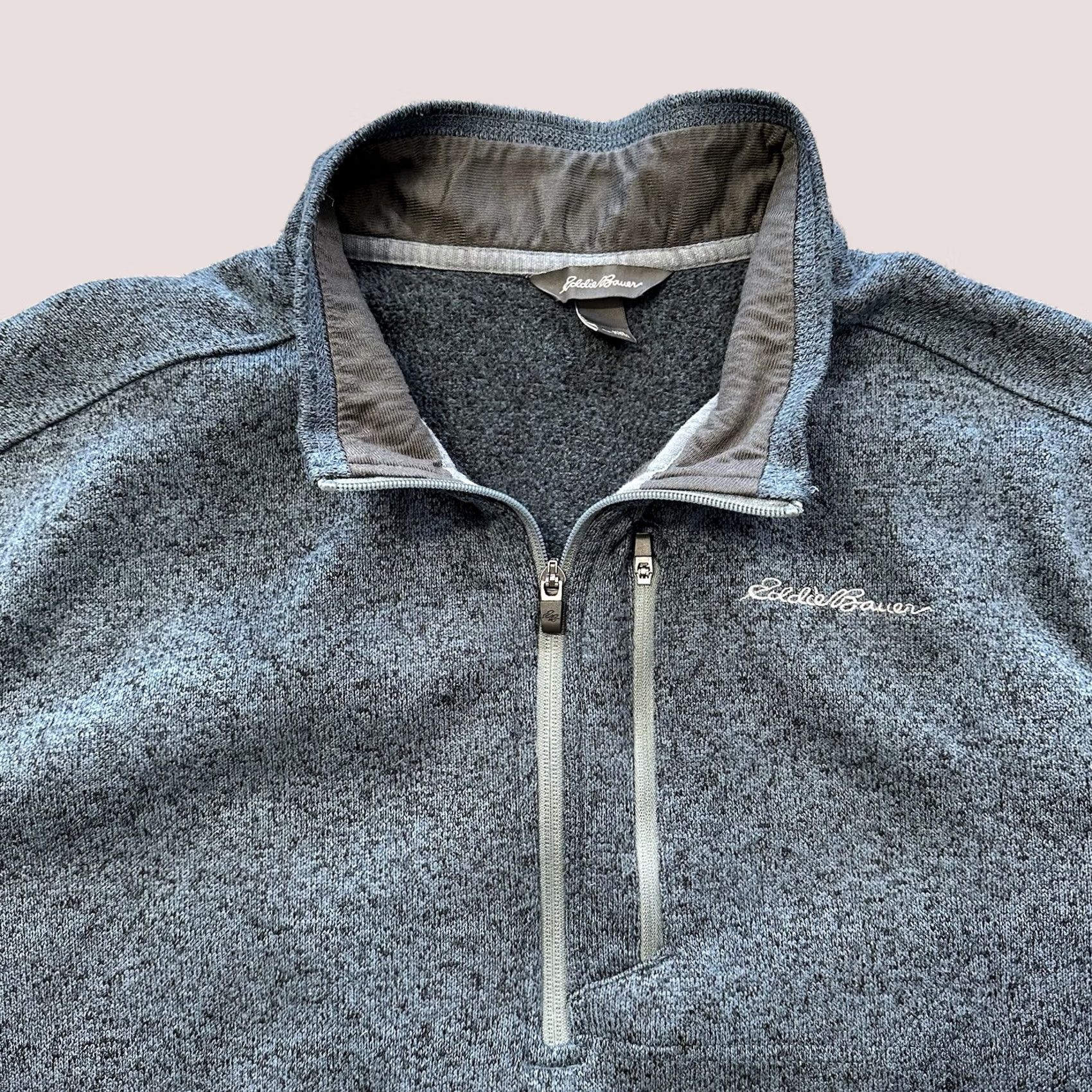 Eddie Bauer Eddie Bauer Radiator Fleece 1/4 Zip Pullover Mens 2XL Blue Long Sleeve Mock Neck Sweater Outdoor 1/4 Zip Pullover Mens X2 XL Size US XXL / EU 58 / 5 - 1 Thumbnail