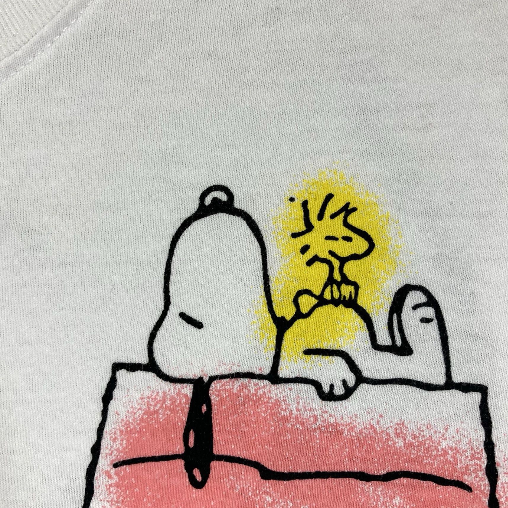 Peanuts Peanuts Snoopy T-shirt Juniors Women's Short Sleeve Crew Neck Lightweight Cotton Blend Summer Casual Graphic Print Size S / US 4 / IT 40 - 6 Thumbnail