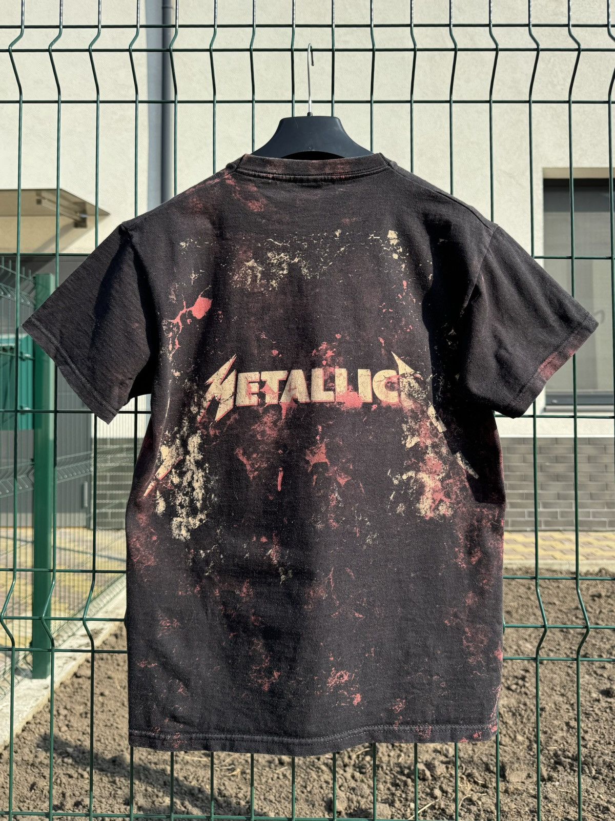 Band Tees Vintage 2000 Metallica Hammer Of Justice Allover Print Tee Size US M / EU 48-50 / 2 - 2 Thumbnail