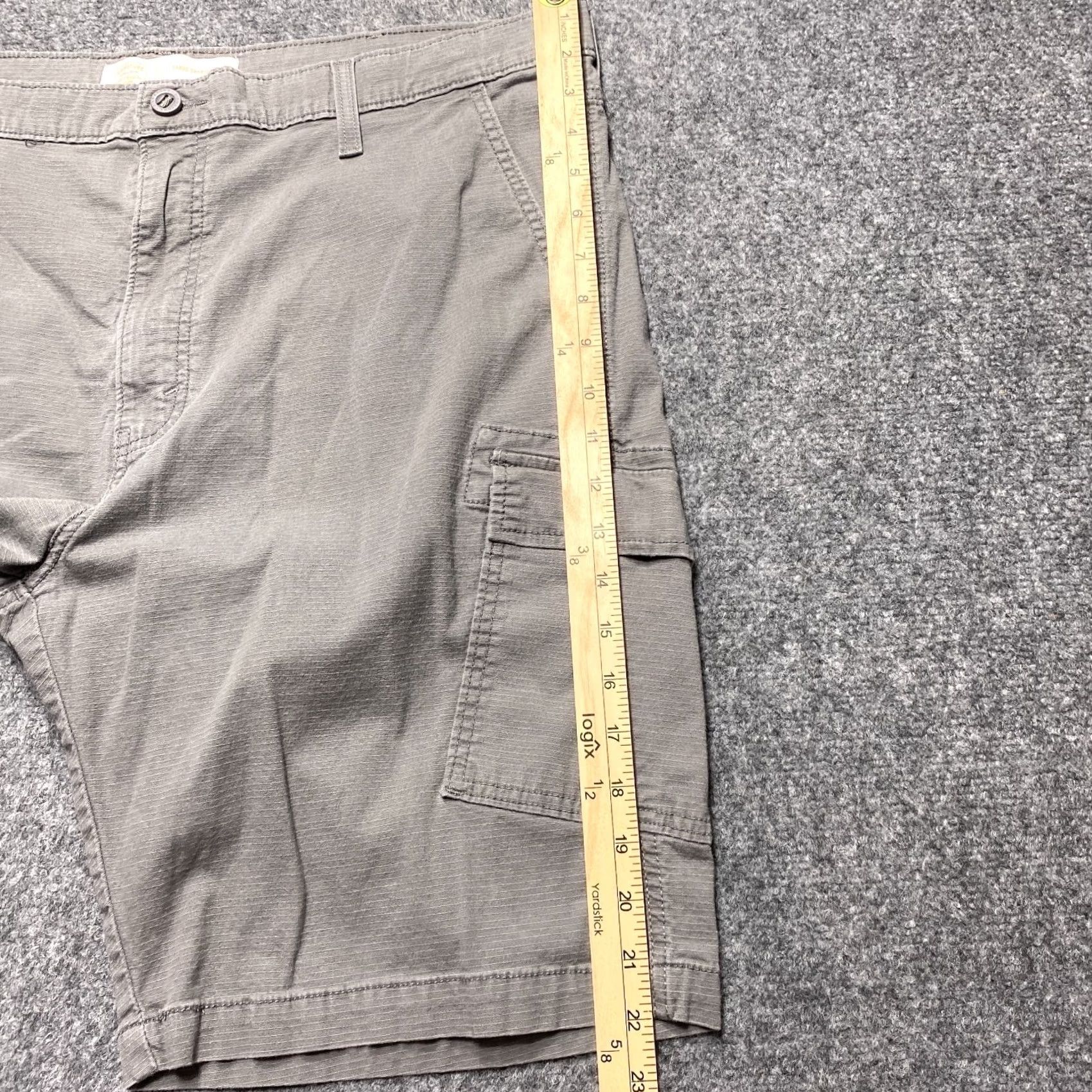 Levi's Levis Gray Cargo Shorts Men 42 Signature Canvas Classic Distressed Pocket Zip Front Casual Utility Denim Short Size US 42 / EU 58 - 5 Thumbnail