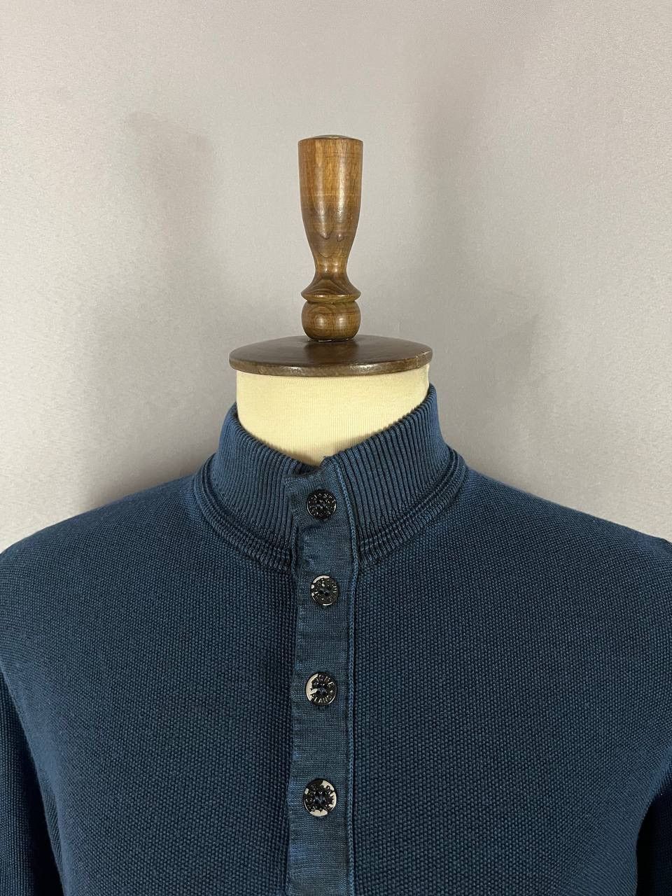 Stone Island Stone Island Sweater Blue Size US XXL / EU 58 / 5 - 3 Thumbnail