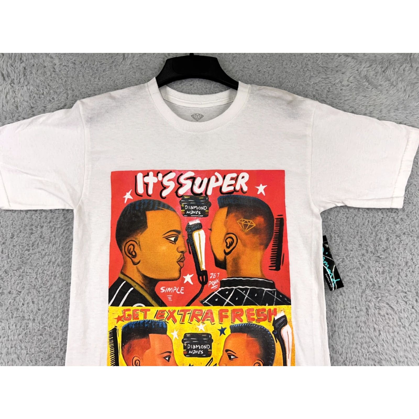 Diamond Supply Co. Diamond Supply Co Shirt Mens Small White Its Super Extra Fresh Barber Shop Size US S / EU 44-46 / 1 - 4 Thumbnail