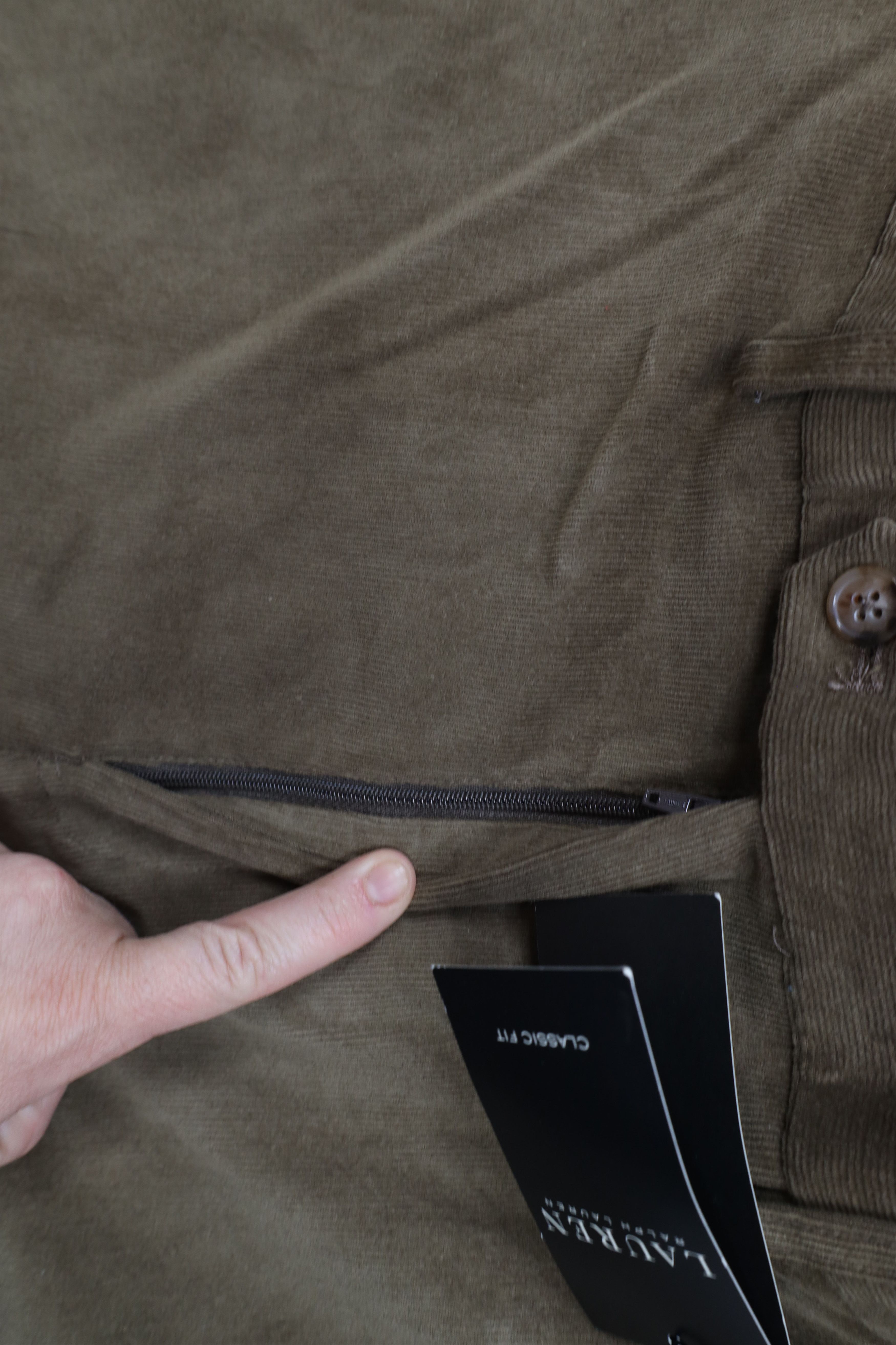 Ralph Lauren × Vintage Deadstock Vintage Ralph Lauren Corduroy Chino Pants Brown Size US 36 / EU 52 - 5 Thumbnail