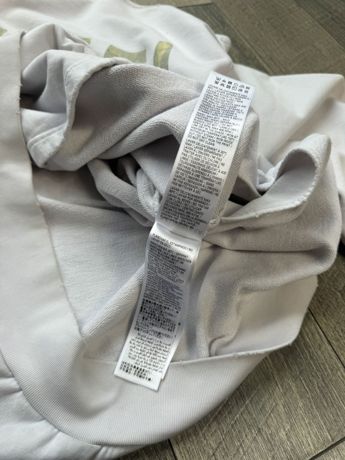 Balenciaga Balenciaga White Tape Hoodie Large Size US L / EU 52-54 / 3 - 9 Thumbnail