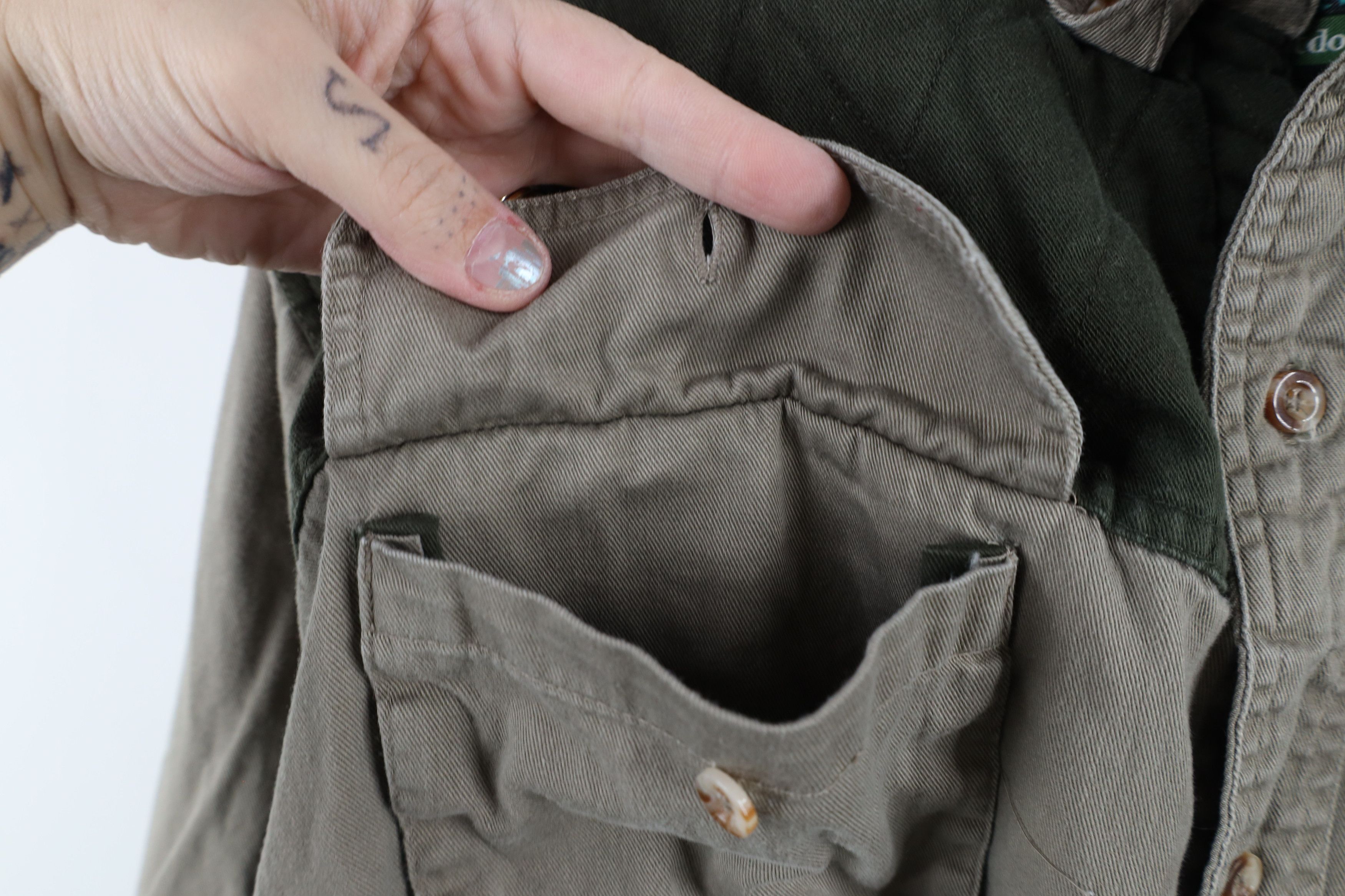 Vintage Vintage 90s Streetwear Quilted Hunting Shooting Button Shirt Size US XXL / EU 58 / 5 - 5 Thumbnail