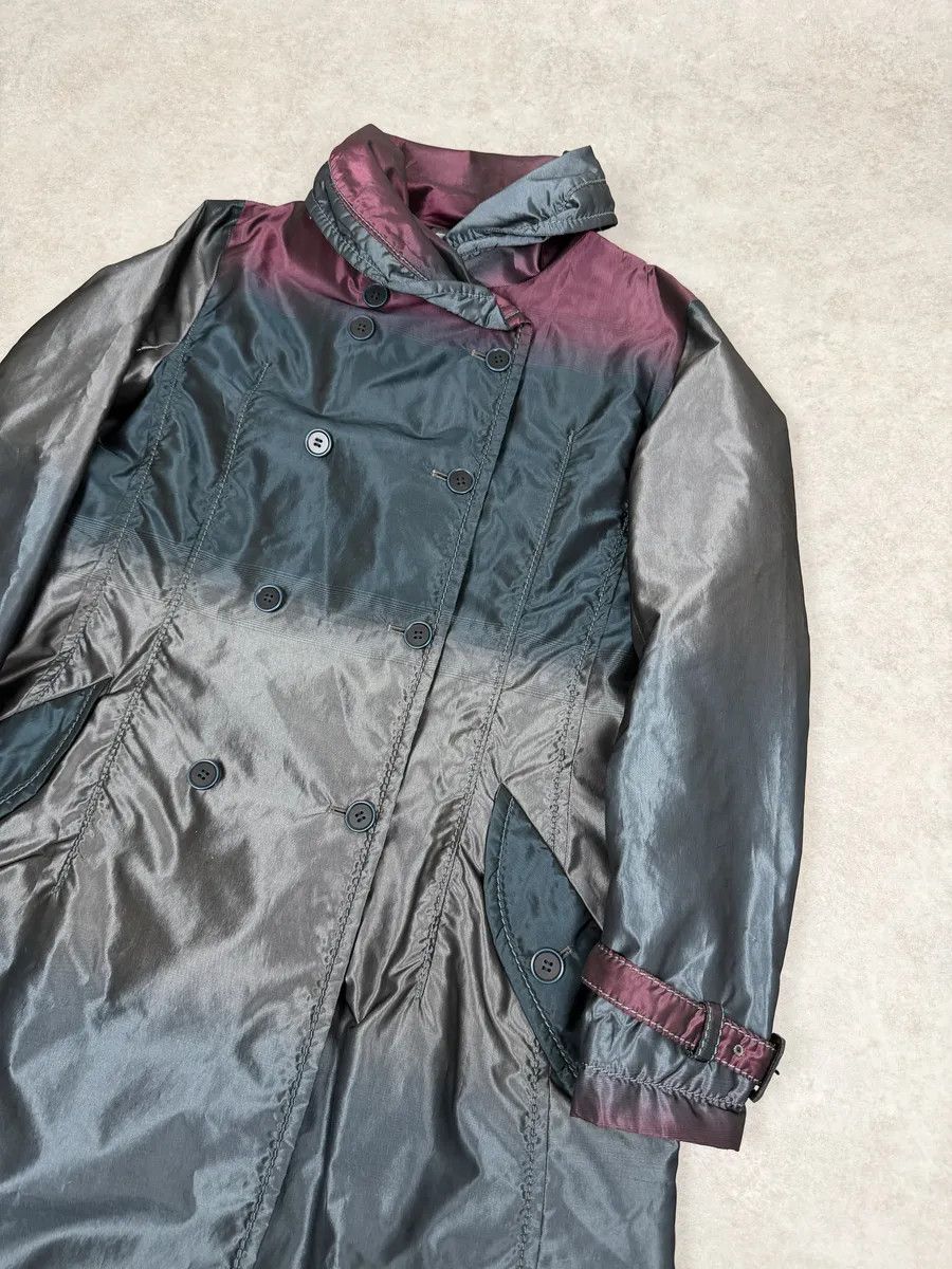 Issey Miyake 2000s Issey Miyake Gradient Multicolor Long Japanese Trench Coat Size US S / EU 44-46 / 1 - 9 Thumbnail
