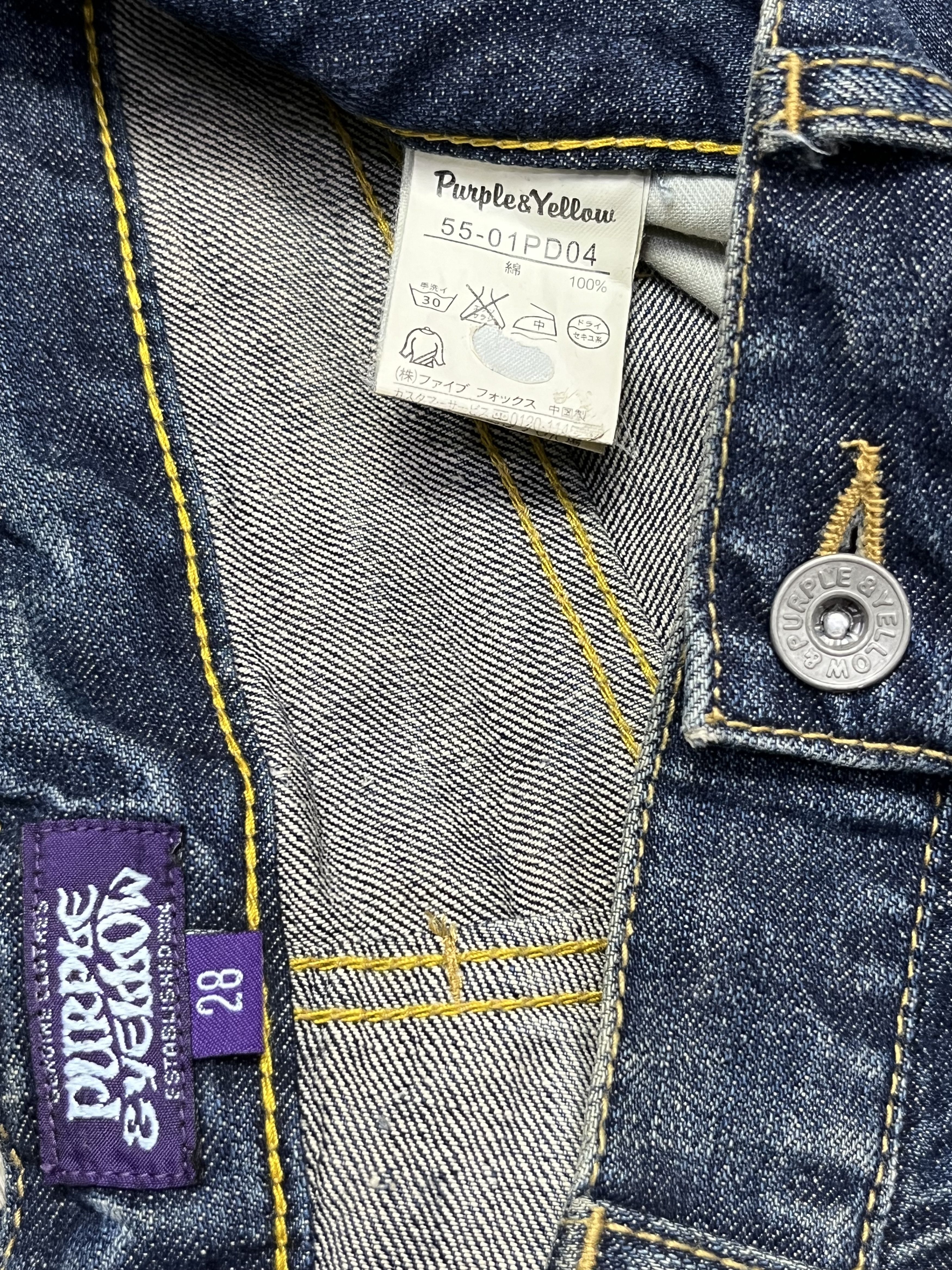 Other FYE🔥Grunge Punk Ripped Double Knee Studded Flap Buckle Back Size 29" - 12 Thumbnail