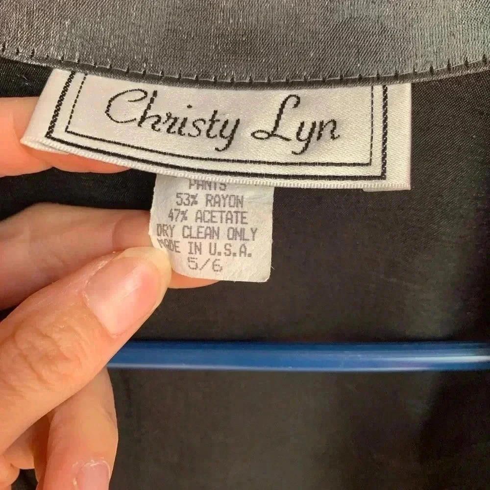Designer Christy Lyn Metallic Silver Button-Up Shirt Size M / US 6-8 / IT 42-44 - 3 Thumbnail