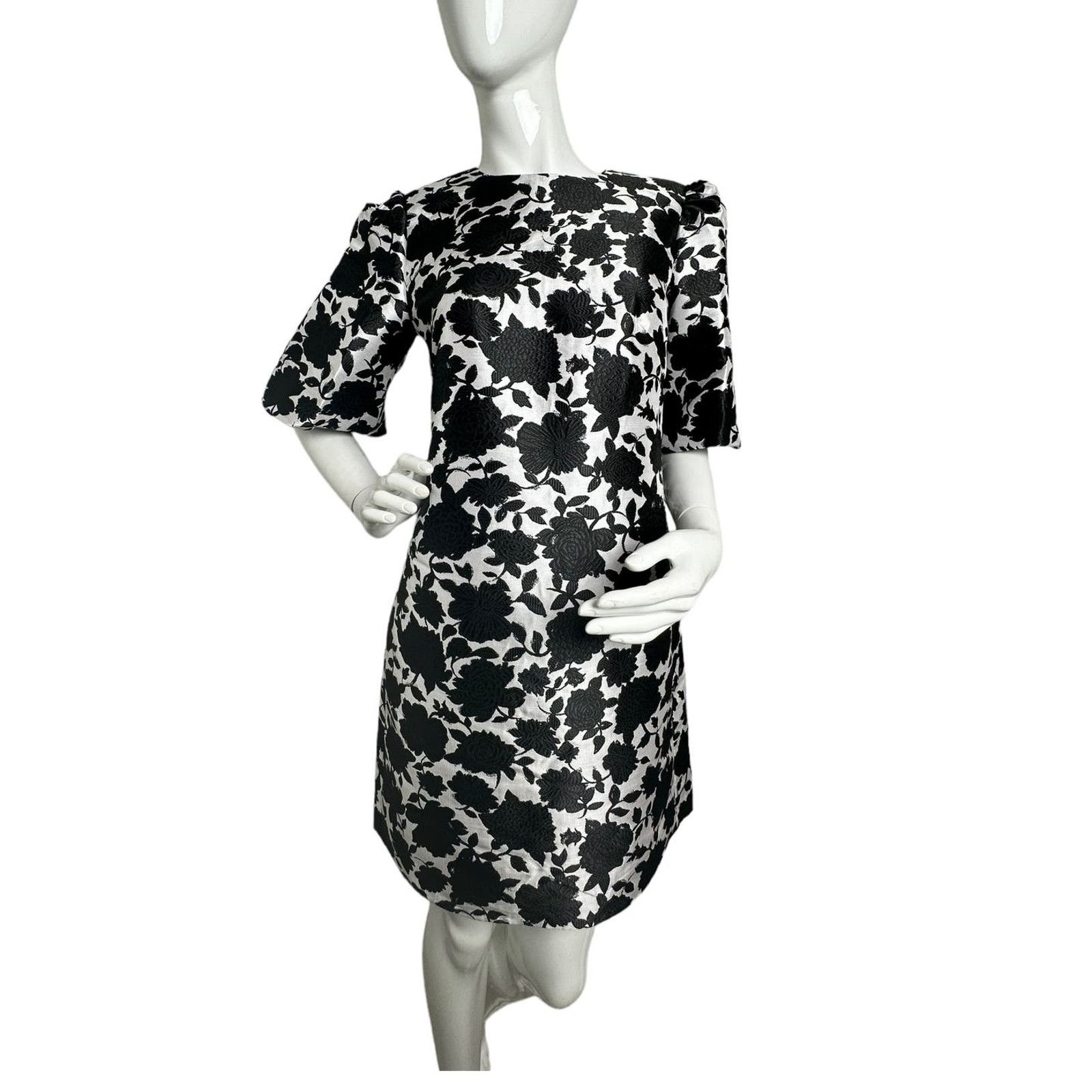Kate Spade Kate Spade Bicolor Floral Taxi Mainline Dress size 8 Size M / US 6-8 / IT 42-44 - 9 Thumbnail