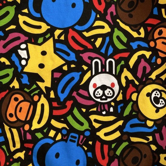 Bape BAPE Animal Safari Banana Milo Full Zip Hoodie a bathing ape Size US S / EU 44-46 / 1 - 2 Thumbnail