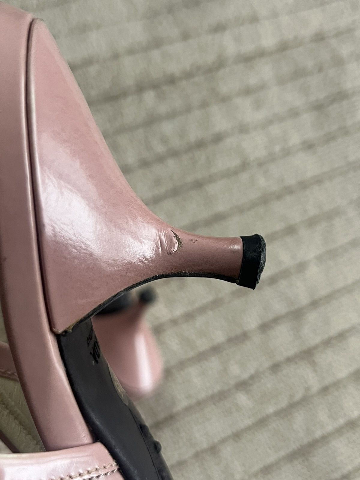 Prada vintage baby pink prada pointed-toe kitten heels Size US 5 / IT 35 - 6 Thumbnail