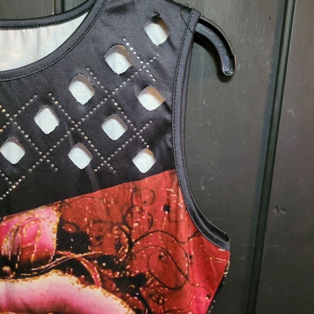 Other Unknown brand, shirt, roses, NWOT, Size XL, runs small Size XL / US 12-14 / IT 48-50 - 4 Thumbnail