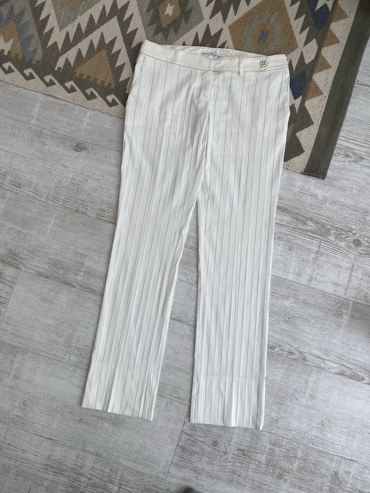 Alexander McQueen Archival Alexander McQueen Womens Striped Trousers Pants Size 29" - 1 Thumbnail