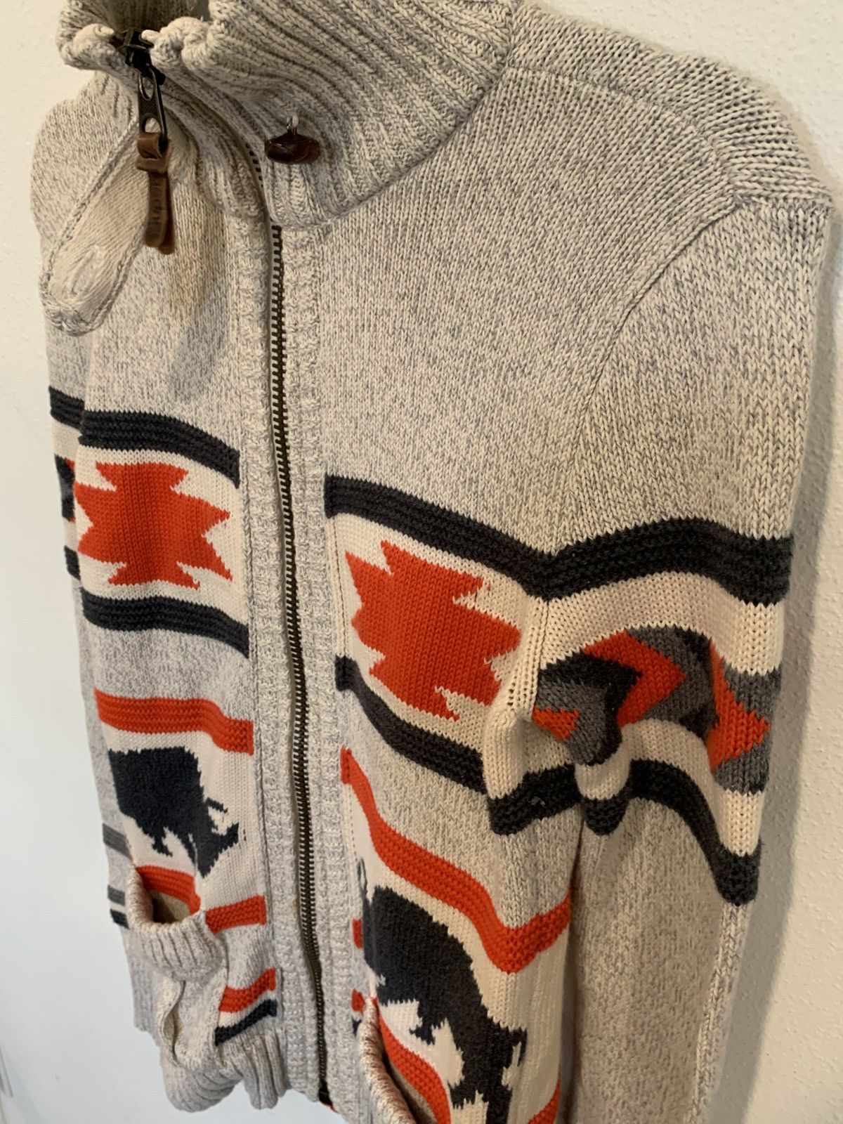 Superdry Superdry Buffalo Knit Zip Up Sweater Size US S / EU 44-46 / 1 - 4 Thumbnail