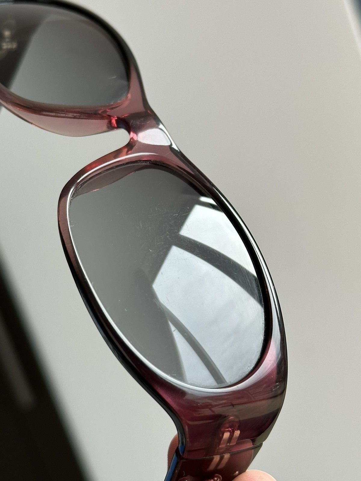 Versace Versace Oval Purple Sunglasses MOD. 435 Size ONE SIZE - 12 Thumbnail