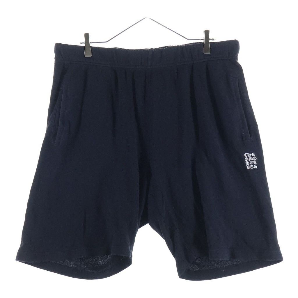 Chrome Hearts Chrome Hearts Y Not Leather Patch Sweat Shorts Grey