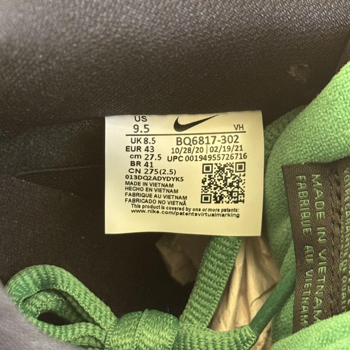 Nike SB Nike SB Dunk Low Pro Classic Green 9.5 (VNDS) Size US 9.5 / EU 42-43 - 5 Thumbnail