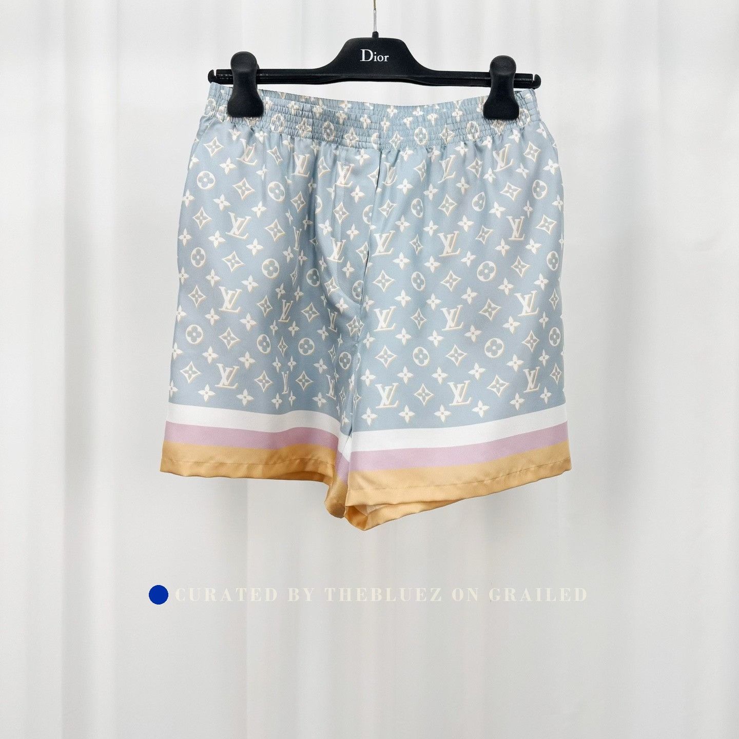 Louis Vuitton Louis Vuitton 23FW Monogram Silk Shorts Size 36" / US 14 / IT 50 - 1 Thumbnail