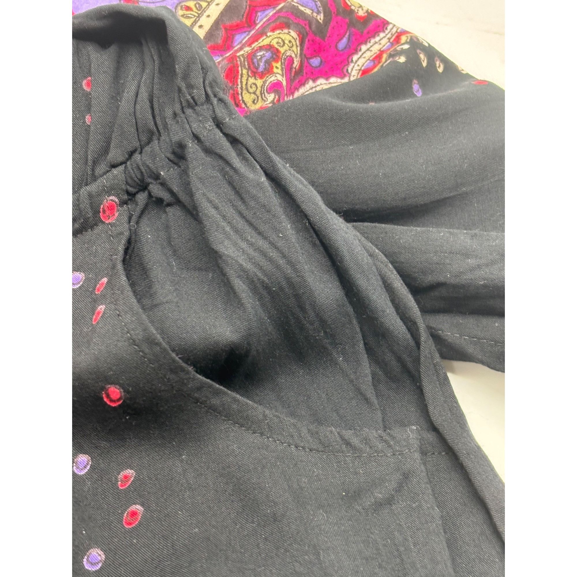 Other Angie Womens Black & Purple Boho Print Sleeveless Mini Dress Size S / US 4 / IT 40 - 12 Thumbnail
