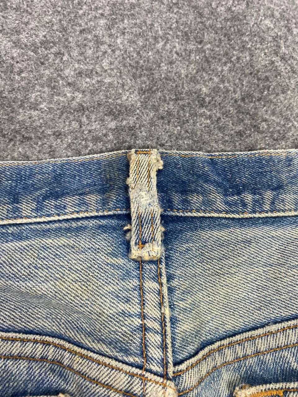 Levi's vintage levis 501xx distressed denim nice design Size US 35 - 11 Thumbnail
