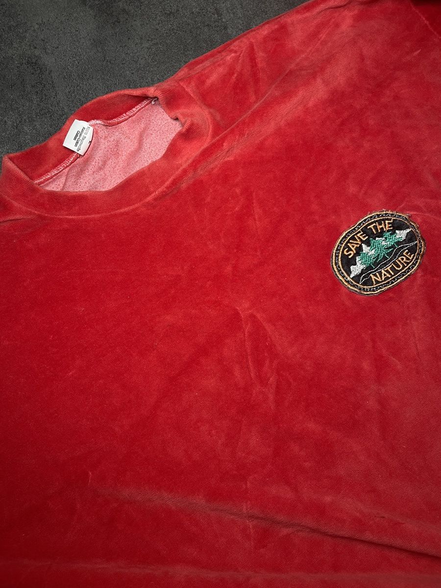 Vintage RARE🔥Vintage 90s Fleece Sweatshirt Cozy Rare Hype Boxy Fit Size US L / EU 52-54 / 3 - 2 Thumbnail