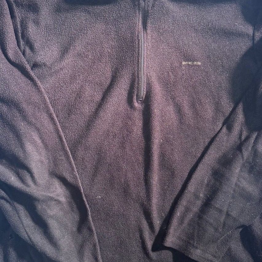 Patagonia VINTAGE Patagonia Capilene Midweight Fleece Mens L Zip-Neck Blue Size US L / EU 52-54 / 3 - 3 Thumbnail