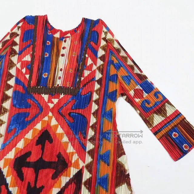 Issey Miyake Issey Miyake Red Dress Size M / US 6-8 / IT 42-44 - 3 Thumbnail