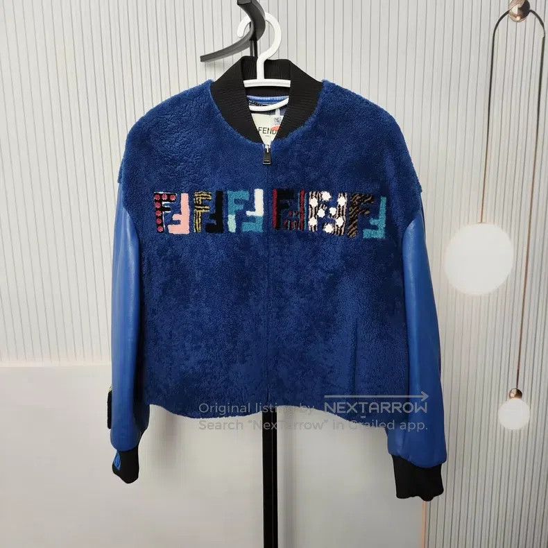 Fendi Fendi Short Lambskin Leather Jacket Size XS / US 0-2 / IT 36-38 - 1 Thumbnail
