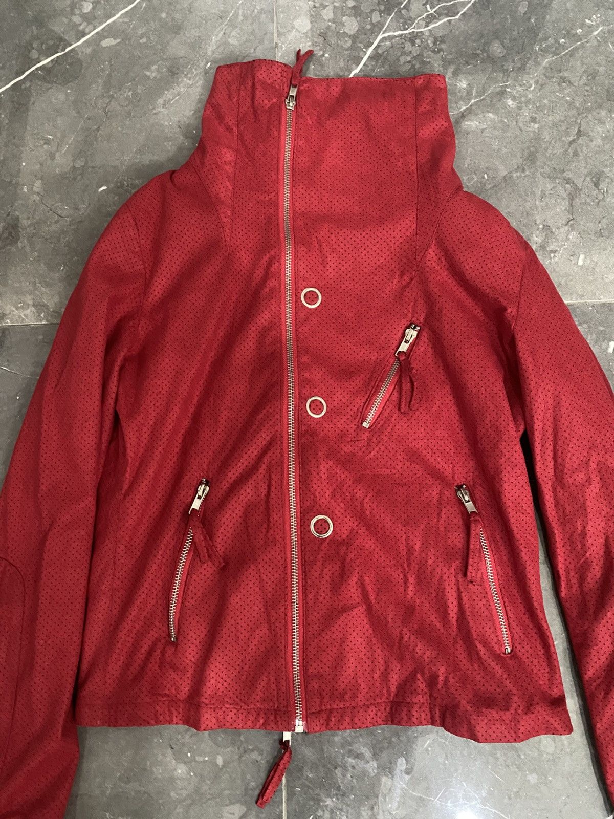 Hedi Slimane Nenamaria Jacket Biker Waxed Hedi Boys Styled Size US M / EU 48-50 / 2 - 2 Thumbnail