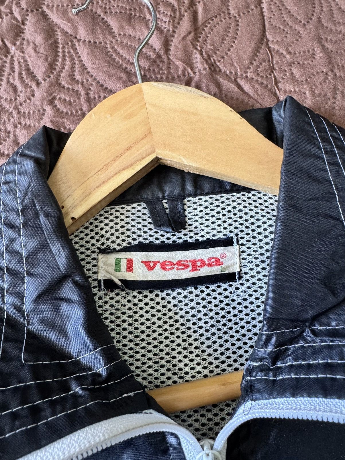 If Six Was Nine VINTAGE 90s VESPA LIGHT JACKET WINDBREAKER Size US M / EU 48-50 / 2 - 6 Thumbnail