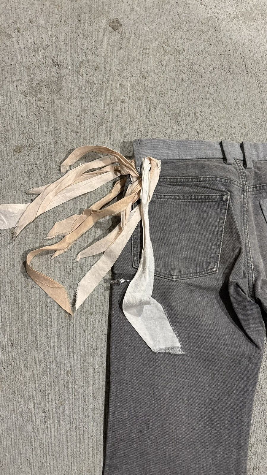 Jun Takahashi × Undercover Undercover SS2005 But Beautiful Fringe Denim Size US 32 / EU 48 - 10 Thumbnail