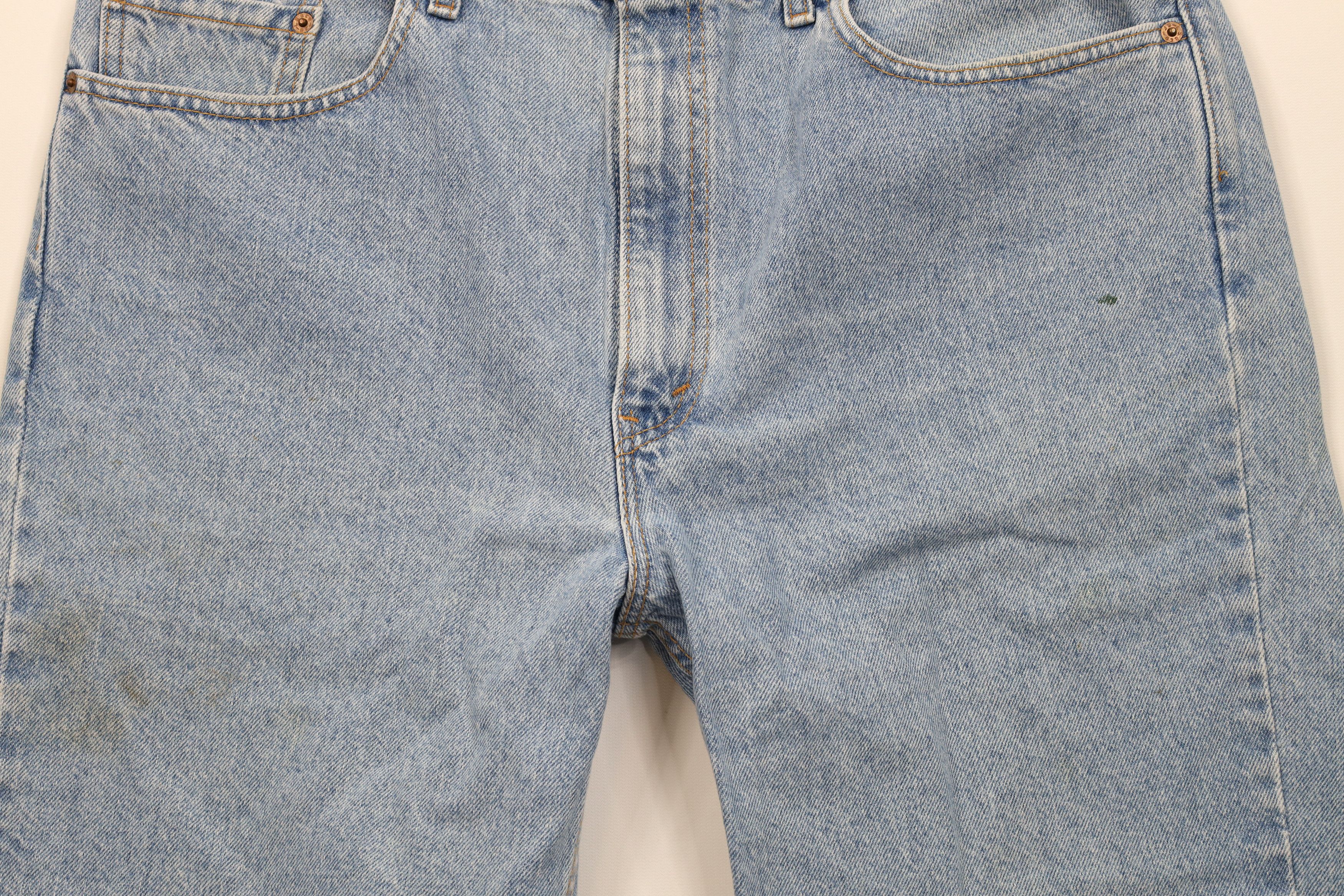 Levi's × Vintage Vintage Y2K 2002 Levis 505 Regular Fit Denim Jean Shorts USA Size US 38 / EU 54 - 3 Thumbnail