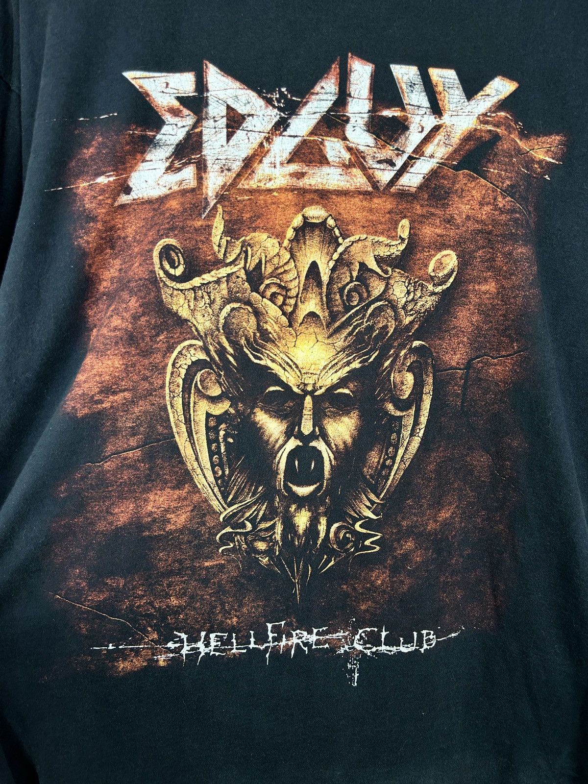 Band Tees Vintage Edguy Hellfire Club Worldwide 2004 Tour Long Sleeve Size US XL / EU 56 / 4 - 3 Thumbnail