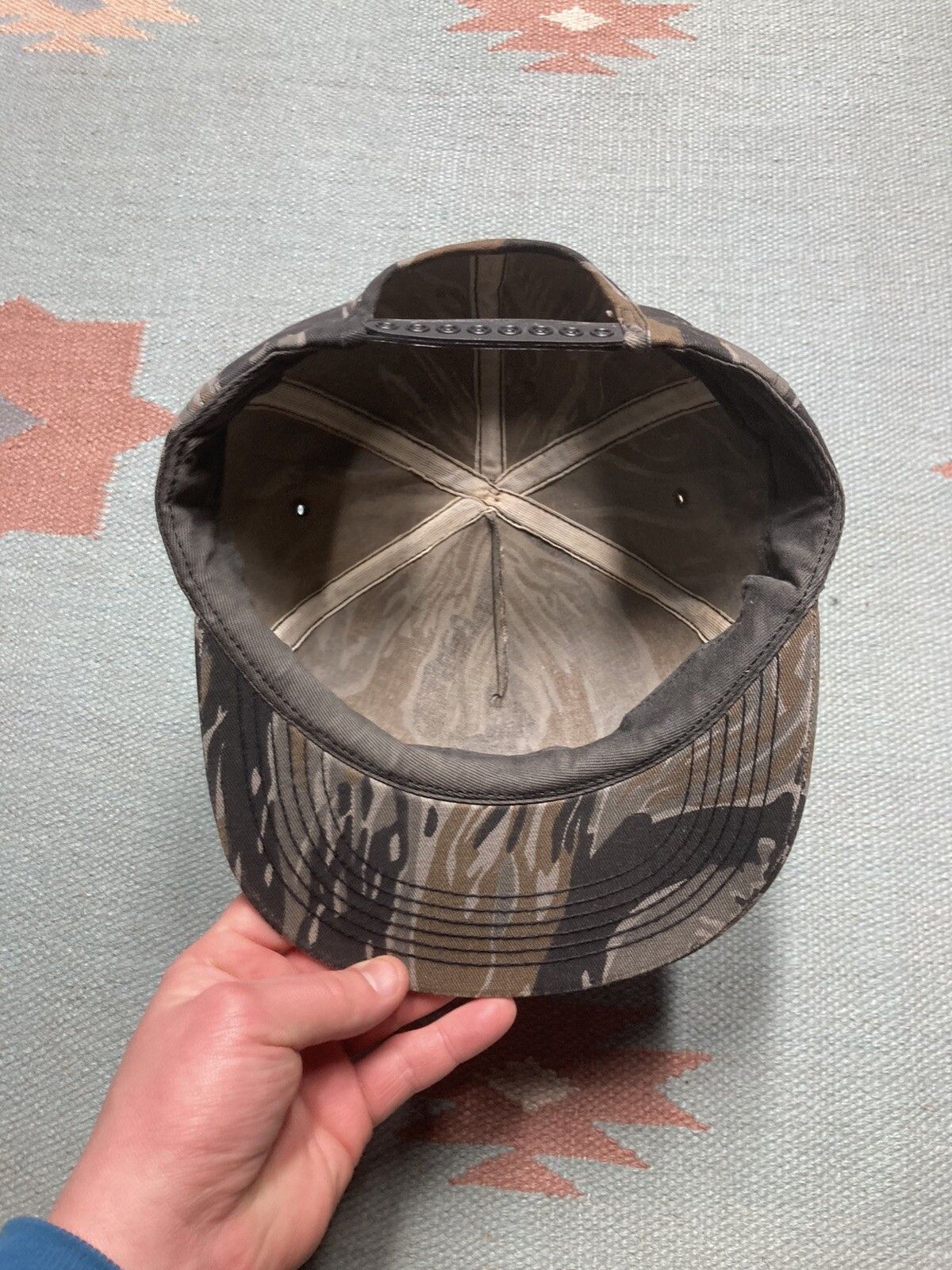 Vintage Vtg SnapBac hat camo k products tiger stripe Great Lakes USA Size ONE SIZE - 5 Thumbnail