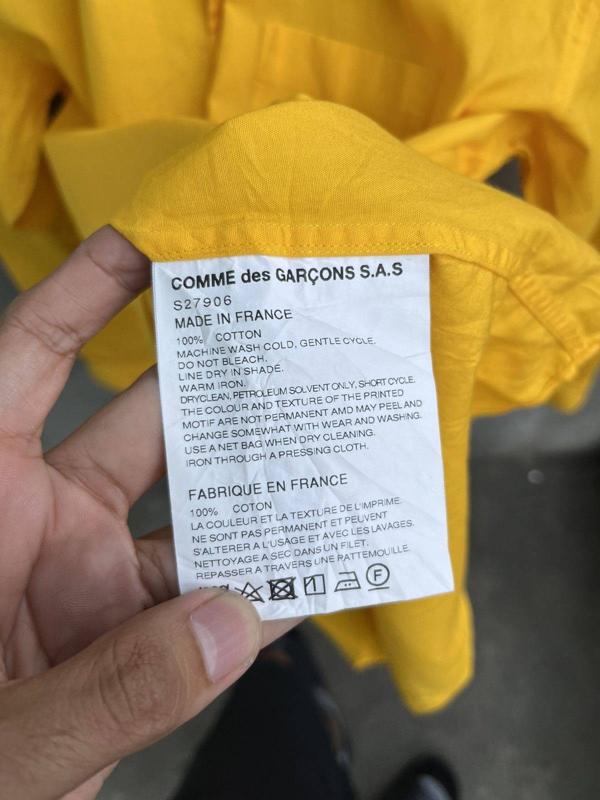 Comme des Garcons SHIRT Back Logo Button Up Shirt Size US L / EU 52-54 / 3 - 7 Thumbnail