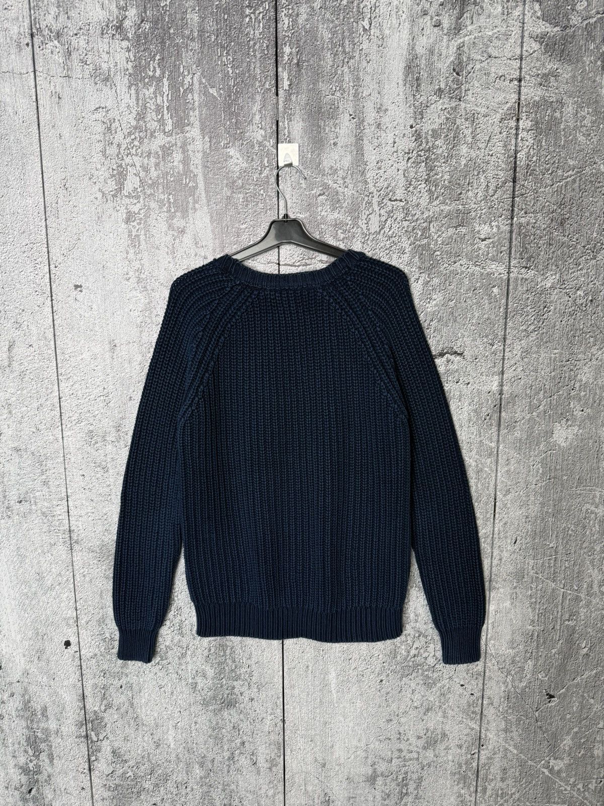 Our Legacy Our Legacy AW 15 Indigo Dyed Men Knitted Heavyweight Sweater Size US M / EU 48-50 / 2 - 6 Thumbnail