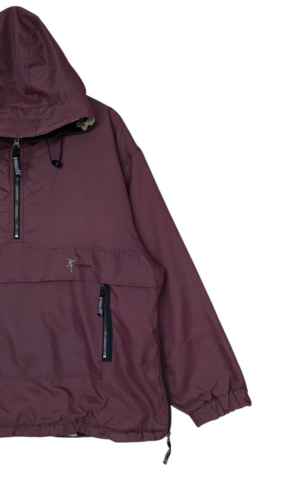 Vintage × Vision Streetwear Vintage Brand Street Wear Hoodie Anorak Jacket 1990s Size US XL / EU 56 / 4 - 4 Thumbnail