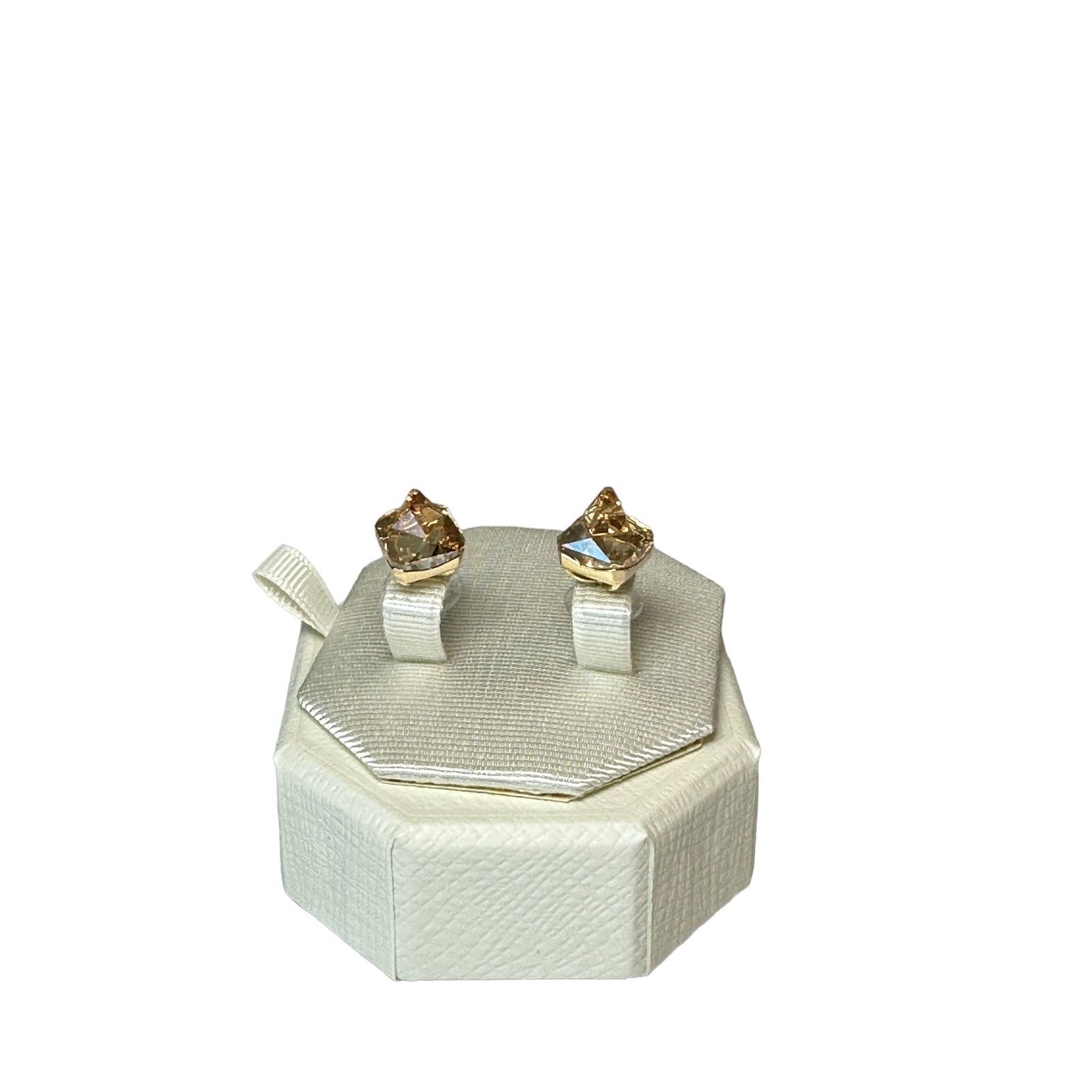 Swarovski Swarovski Ortyx Stud Earrings Pyramid Cut, Yellow Size ONE SIZE - 7 Thumbnail