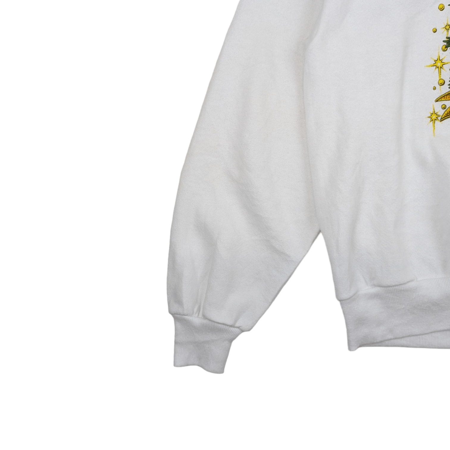 Jerzees Vintage 90's JERZEES Peach On Earth Cross Angel Sweatshirt Size US L / EU 52-54 / 3 - 8 Thumbnail